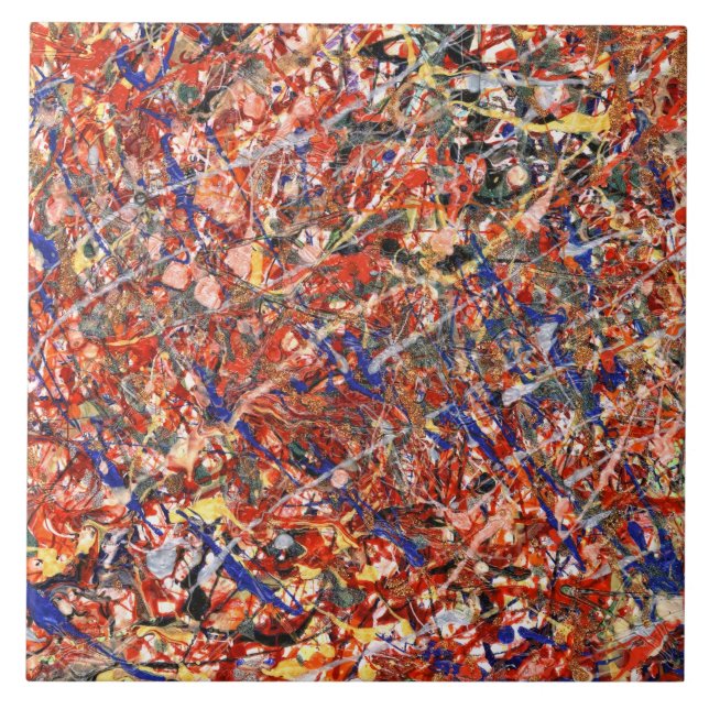 Abstrakt - Paint - Clown Suizid Fliese (Vorderseite)