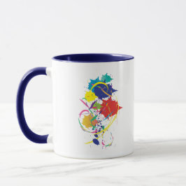 Abstrakt Paint Spritzer Art Modern Cool.ai Tasse