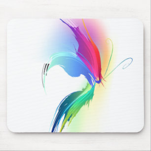 Abstrakt Paint Spritzer Butterfly Mousepad