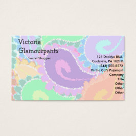 Abstrakt Paisley Fun Farbiges Kunstmuster