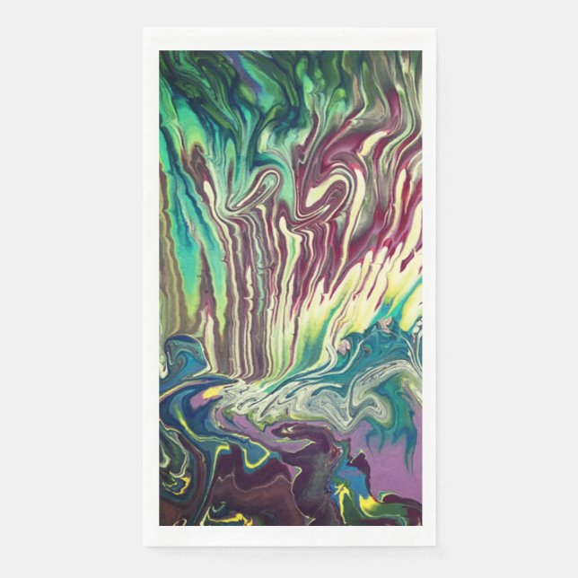 Abstrakt Paper Napkin - Gästetuch Serviette (Vorderseite)