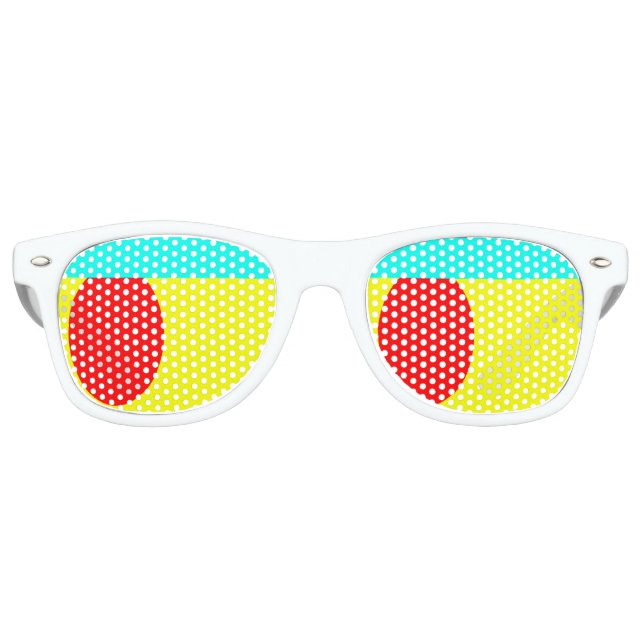 Abstrakt Partybrille (Vorderseite)