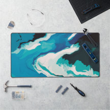 Abstrakt Pastel Paint Lagoon Edition