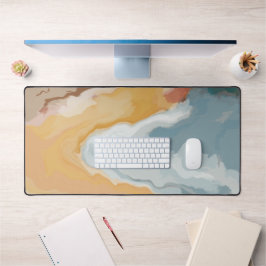 Abstrakt Pastell Paint Summer Edition Schreibtischunterlage