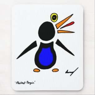 Abstrakt Penguin Mousepad