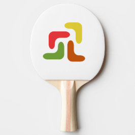Abstrakt Ping Pong Paddle Tischtennis Schläger