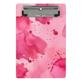 Abstrakt Pink auf Pink Mini Klemmbrett