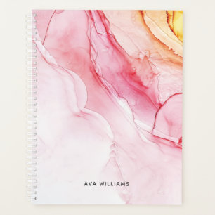 Abstrakt Pink Ink Paint modern Planer
