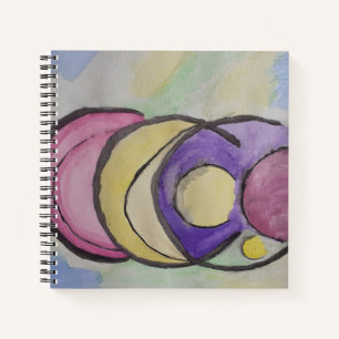 Abstrakt Planets SpiralNotebook Notizbuch