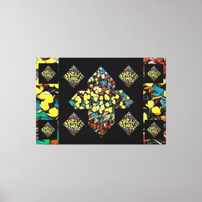 Abstrakt Plus Signatur Tulip Leinwand Kunst (Dream (Vorderseite)