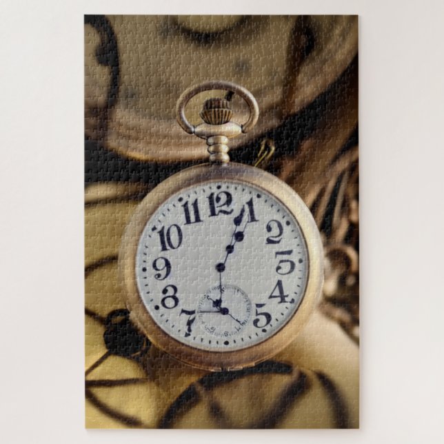Abstrakt Pocket Watch Jigsaw Puzzle (Vertikal)