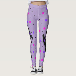 Abstrakt Polka Dot Leggings