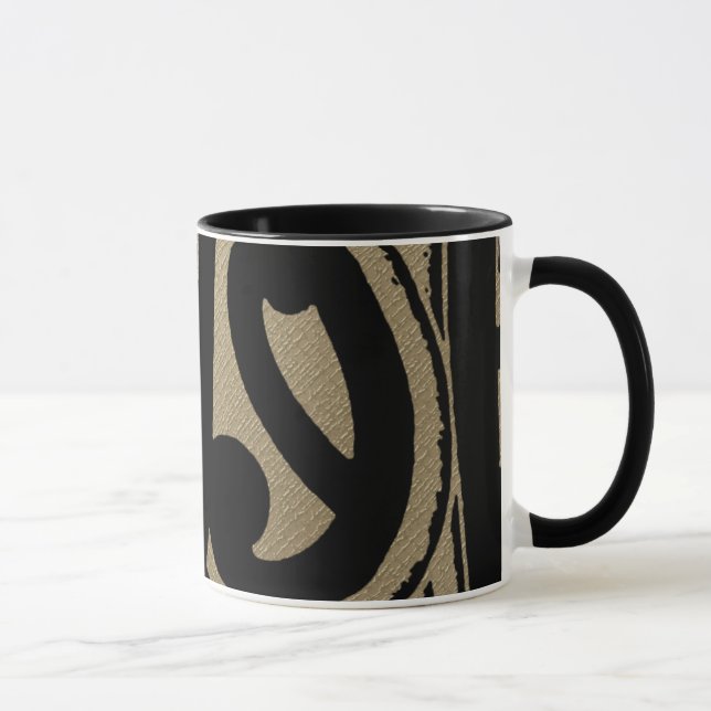 Abstrakt polynesisch tasse (Rechts)