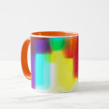 Abstrakt Popart Primary Rainbow Classic Tasse, 11 