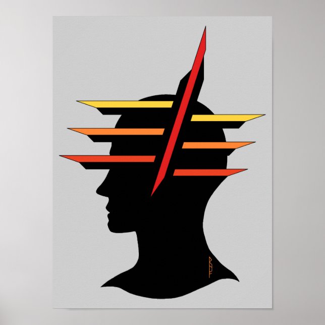 Abstrakt Poster (Vorne)