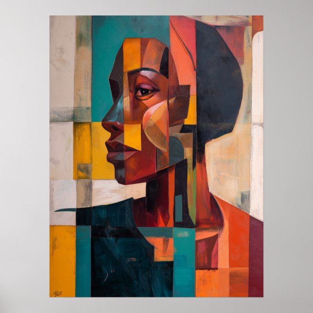 Abstrakt Poster (Vorne)