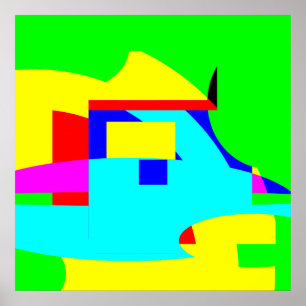 Abstrakt Poster