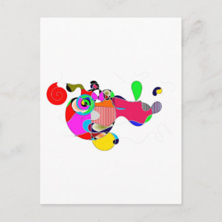 Abstrakt Postkarte