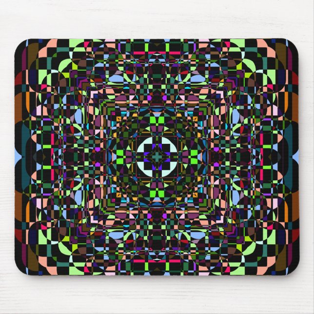 Abstrakt Psychedelisch Mousepad (Vorne)