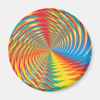 Abstrakt / Psychedelisches Radialmuster: Magnet