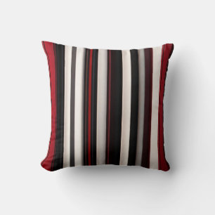 Abstrakt Red Black Lines TrendCollection Kissen