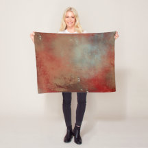 Abstrakt Red Gold Blue Art