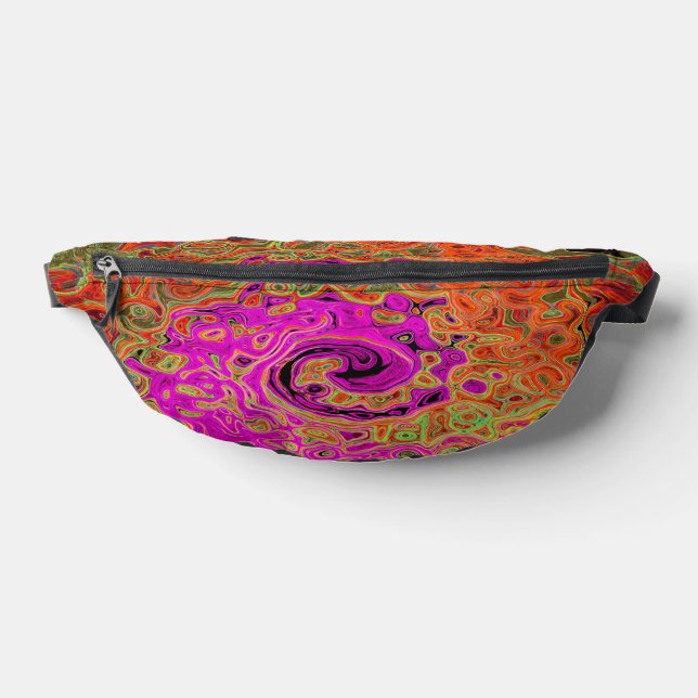 Abstrakt Retro Liquid Swirl Bauchtasche (Ablage )