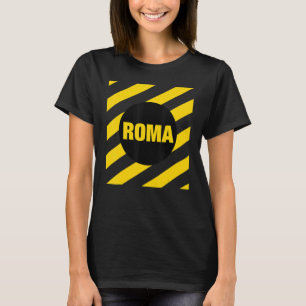 Abstrakt Rom Italien Platz Stil Roma Italia Illus T-Shirt