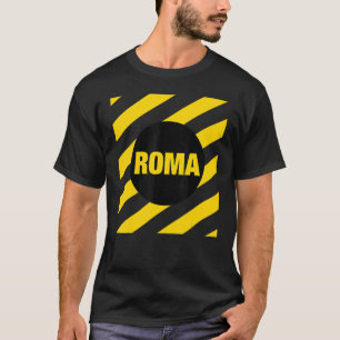 Abstrakt Rom Italien Platz Stil Roma Italia Illus T-Shirt