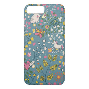 Abstrakt romantisches Muster mit Cartoon Case-Mate iPhone Hülle