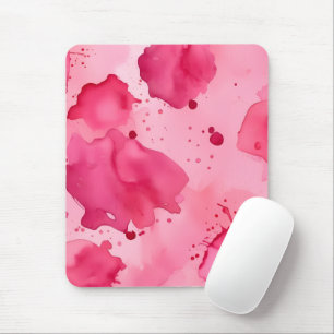 Abstrakt Rosa auf Rosa Mousepad