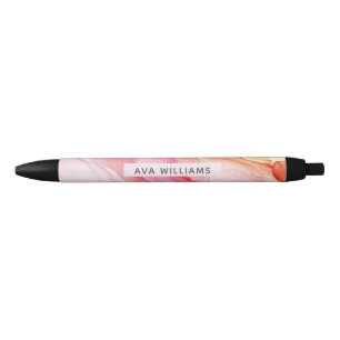 Abstrakt rosa Farbton Personalisiert Kugelschreiber