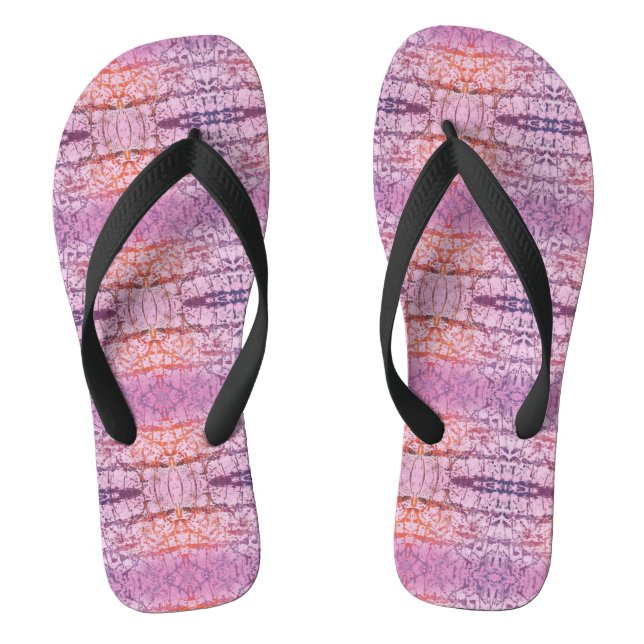 Abstrakt rosa flip flops (Fußbett)