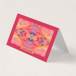 Abstrakt Rosa Kaleidoskop
