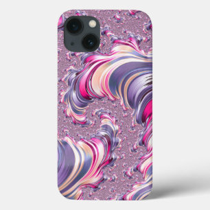Abstrakt rosa Lila Fraktal Case-Mate iPhone Hülle