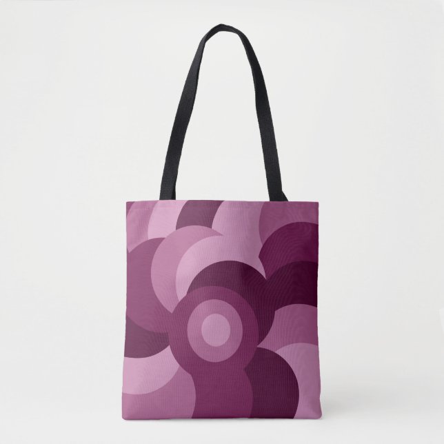 abstrakt rosa lila geometrisches Muster (Vorderseite)