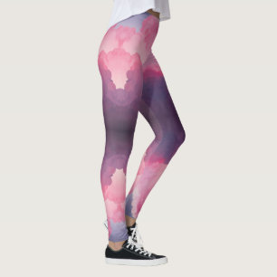 Abstrakt rosa Lila grau laufende Joggen Pants Leggings