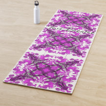 Abstrakt-rosa Mandala, psychedelischer Schmetterli