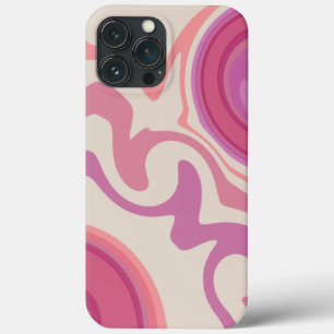 Abstrakt rosa Moderne Wirbel Spaß Case-Mate iPhone Hülle