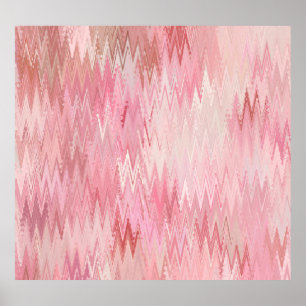 Abstrakt-rosa-Mosaikbild Poster