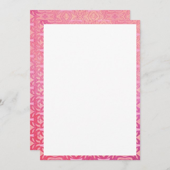 abstrakt rosa Muster (Vorne/Hinten)