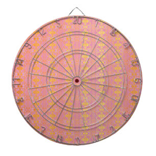 abstrakt rosa Muster Dartscheibe