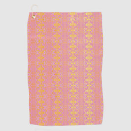abstrakt rosa Muster Golfhandtuch