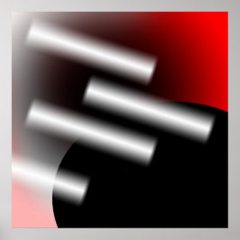 Abstrakt rot mit Lichtstrahl AP0005 Poster