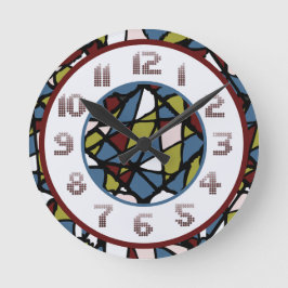 Abstrakt Runde Wanduhr