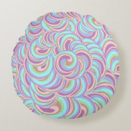 abstrakt rundes kissen