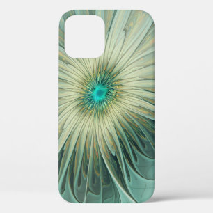 Abstrakt Sage Green Fantasy Blume Fraktal Kunst Case-Mate iPhone Hülle