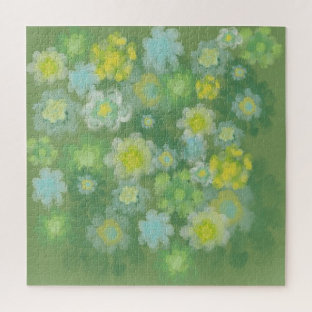 Abstrakt salzige Aquarellmalerei Puzzle (Vertikal)