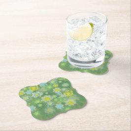 Abstrakt salzige Aquarellmalerei Untersetzer