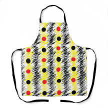 Abstrakt Scribble Polka Dot Pattern